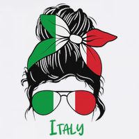 Italian Girl From Italia Flag Italy Women Italy Girl Womens Tank Top