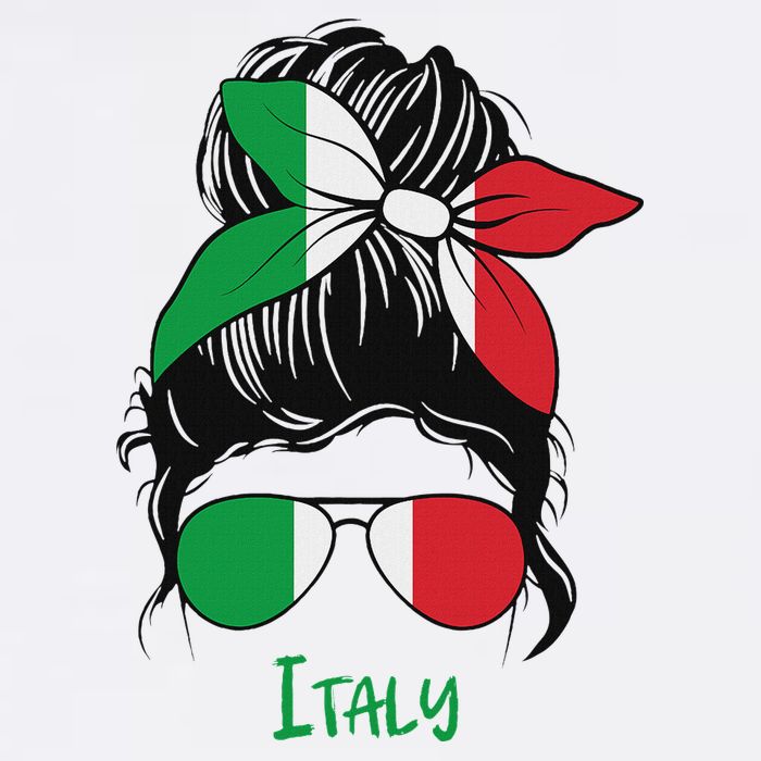 Italian Girl From Italia Flag Italy Women Italy Girl Womens Tank Top