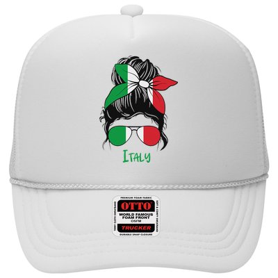 Italian Girl From Italia Flag Italy Women Italy Girl Trucker Hat