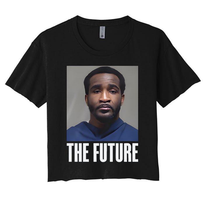Ian Garry Geoff Neal Mugshot The Future Women's Crop Top Tee