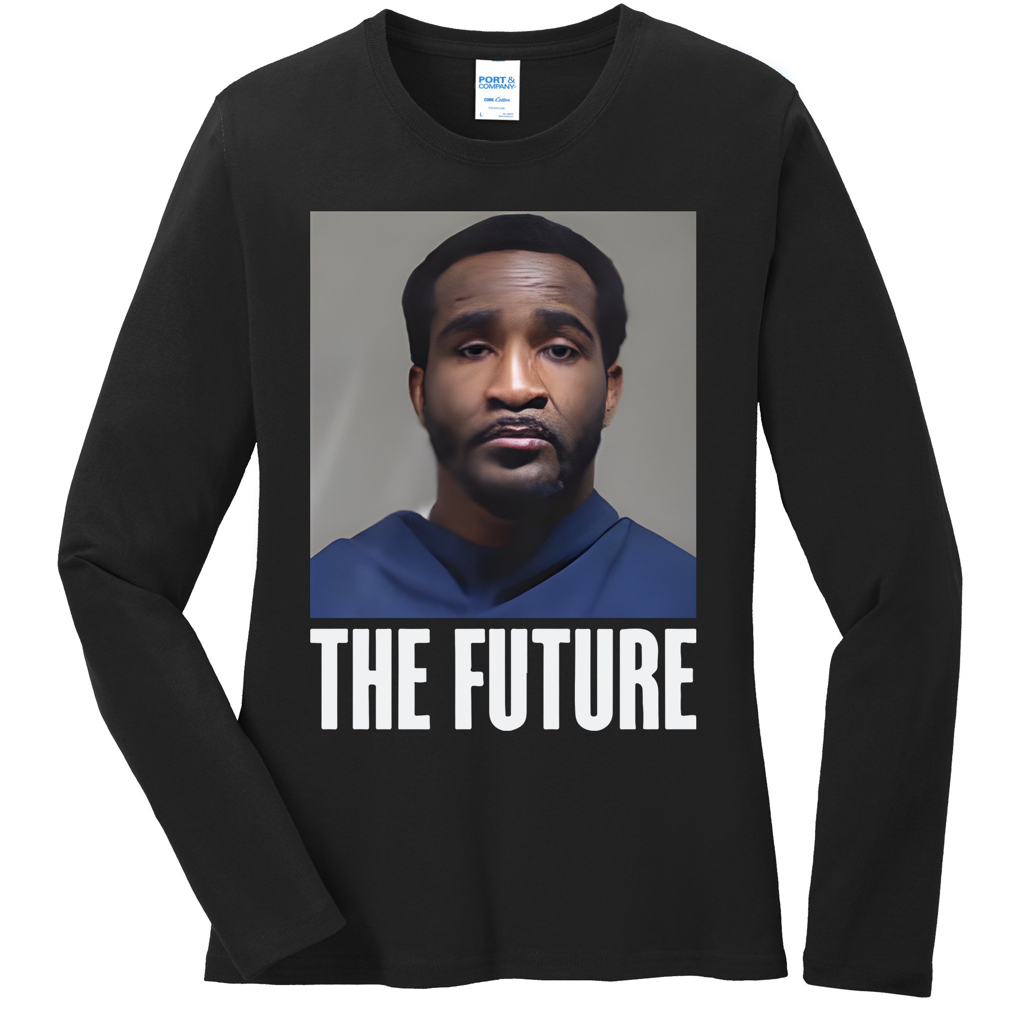 Ian Garry Geoff Neal Mugshot The Future Ladies Long Sleeve Shirt