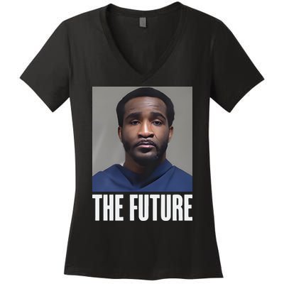 Ian Garry Geoff Neal Mugshot The Future Women's V-Neck T-Shirt