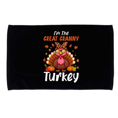 IM Great Granny Turkey Thanksgiving Proud Women Family Microfiber Hand Towel