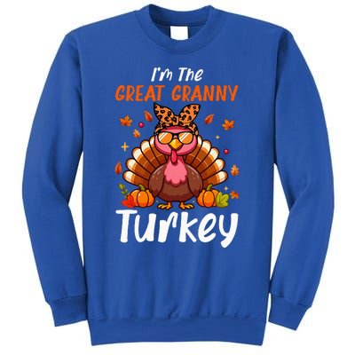 IM Great Granny Turkey Thanksgiving Proud Women Family Sweatshirt