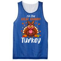 IM Great Granny Turkey Thanksgiving Proud Women Family Mesh Reversible Basketball Jersey Tank