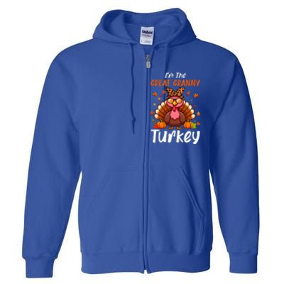 IM Great Granny Turkey Thanksgiving Proud Women Family Full Zip Hoodie