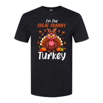 IM Great Granny Turkey Thanksgiving Proud Women Family Softstyle CVC T-Shirt