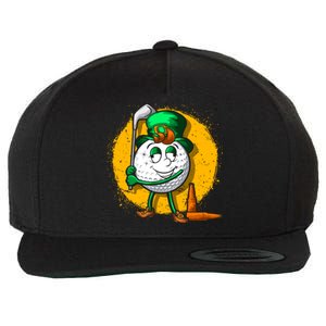 Irish Golf Golfer Beer Ing St Patricks Day Dad Gift Wool Snapback Cap