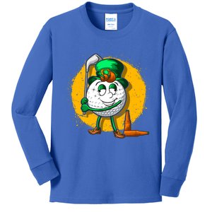 Irish Golf Golfer Beer Ing St Patricks Day Dad Cool Gift Kids Long Sleeve Shirt