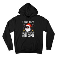 I Got Hos In Different Area Codes Afro American Santa Claus Hoodie