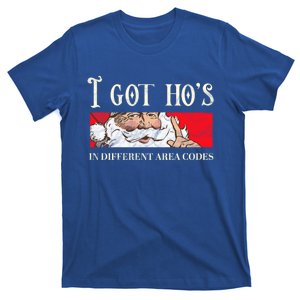 I Got Hos In Different Area Codes Christmas Gift Santa Claus Meaningful Gift T-Shirt