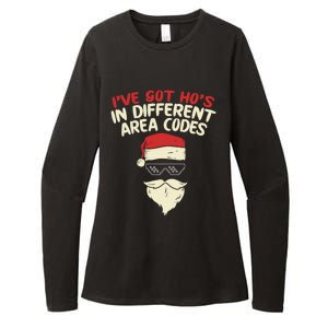 I Got Hos In Different Area Codes Christmas Gift Santa Gift Womens CVC Long Sleeve Shirt