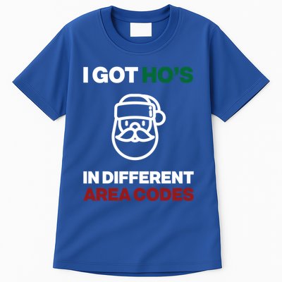 I Got Hos In Different Area Codes Funny Christmas Meme Gift Great Gift Tall T-Shirt