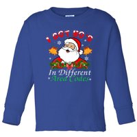 I Got Hos In Different Area Codes Santa Christmas Funny Gift Toddler Long Sleeve Shirt