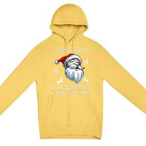 I Got Hos In Different Area Codes Santa Christmas Funny Gift Premium Pullover Hoodie