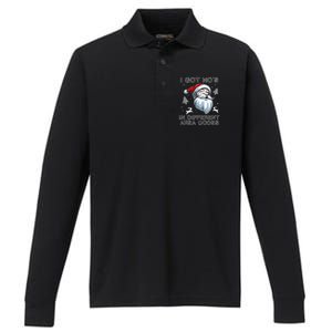 I Got Hos In Different Area Codes Santa Christmas Funny Gift Performance Long Sleeve Polo