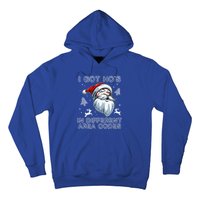 I Got Hos In Different Area Codes Santa Christmas Funny Gift Hoodie