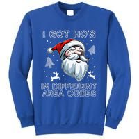 I Got Hos In Different Area Codes Santa Christmas Funny Gift Sweatshirt