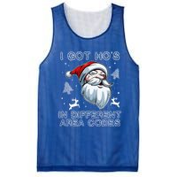 I Got Hos In Different Area Codes Santa Christmas Funny Gift Mesh Reversible Basketball Jersey Tank