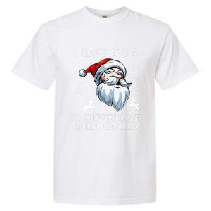 I Got Hos In Different Area Codes Santa Christmas Funny Gift Garment-Dyed Heavyweight T-Shirt