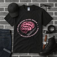 IVe Got Holes In My Brain Ms Multiple Sclerosis Awareness Tall T-Shirt