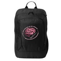 IVe Got Holes In My Brain Ms Multiple Sclerosis Awareness City Backpack