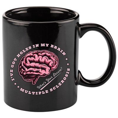 IVe Got Holes In My Brain Ms Multiple Sclerosis Awareness 11oz C Handle Ceramic Mug