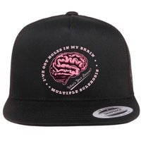 IVe Got Holes In My Brain Ms Multiple Sclerosis Awareness Flatbill Hat
