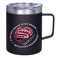 IVe Got Holes In My Brain Ms Multiple Sclerosis Awareness 12oz Stainless Steel Coffee Mug