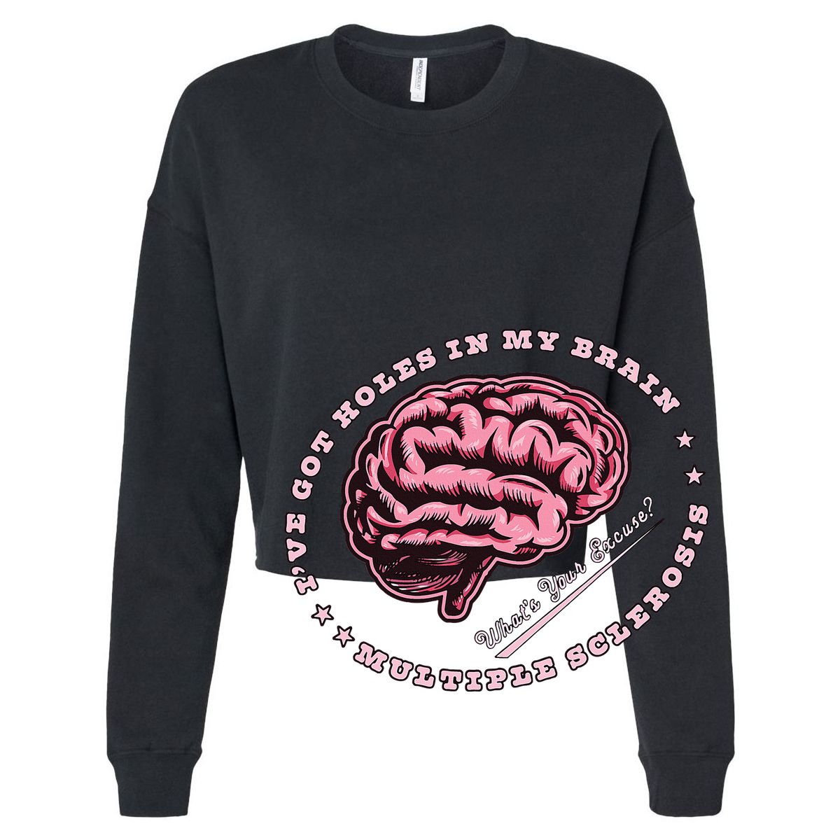 IVe Got Holes In My Brain Ms Multiple Sclerosis Awareness 12oz Stainless Steel Coffee Mug