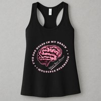 IVe Got Holes In My Brain Ms Multiple Sclerosis Awareness Womens Tank Top
