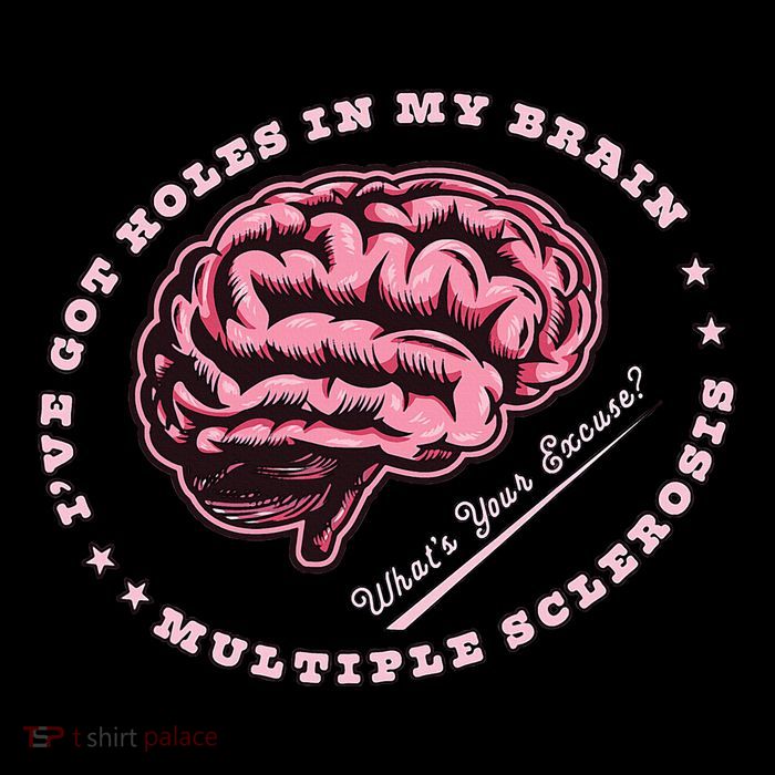 IVe Got Holes In My Brain Ms Multiple Sclerosis Awareness Zip Tote Bag