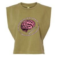 IVe Got Holes In My Brain Ms Multiple Sclerosis Awareness Garment-Dyed Women's Muscle Tee