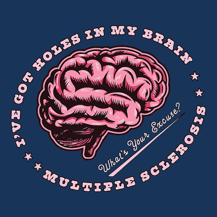 IVe Got Holes In My Brain Ms Multiple Sclerosis Awareness Infant Baby Jersey Bodysuit