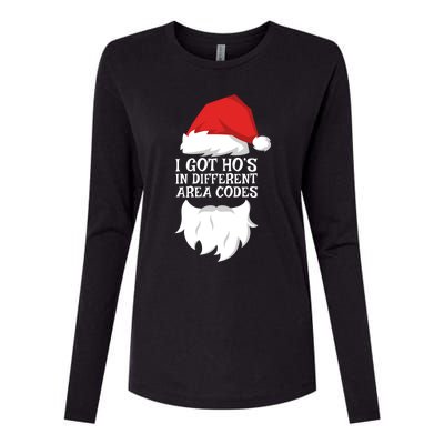 I Got Ho's In Different Area Codes Gift Christmas Cool Gift Womens Cotton Relaxed Long Sleeve T-Shirt