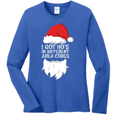 I Got Ho's In Different Area Codes Gift Christmas Cool Gift Ladies Long Sleeve Shirt