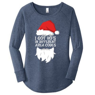 I Got Ho's In Different Area Codes Gift Christmas Cool Gift Women's Perfect Tri Tunic Long Sleeve Shirt