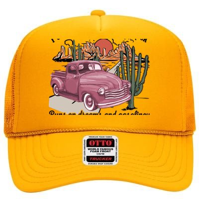 I Gotta Heart Like a Truck, Cowgirl, Western Tee High Crown Mesh Back Trucker Hat