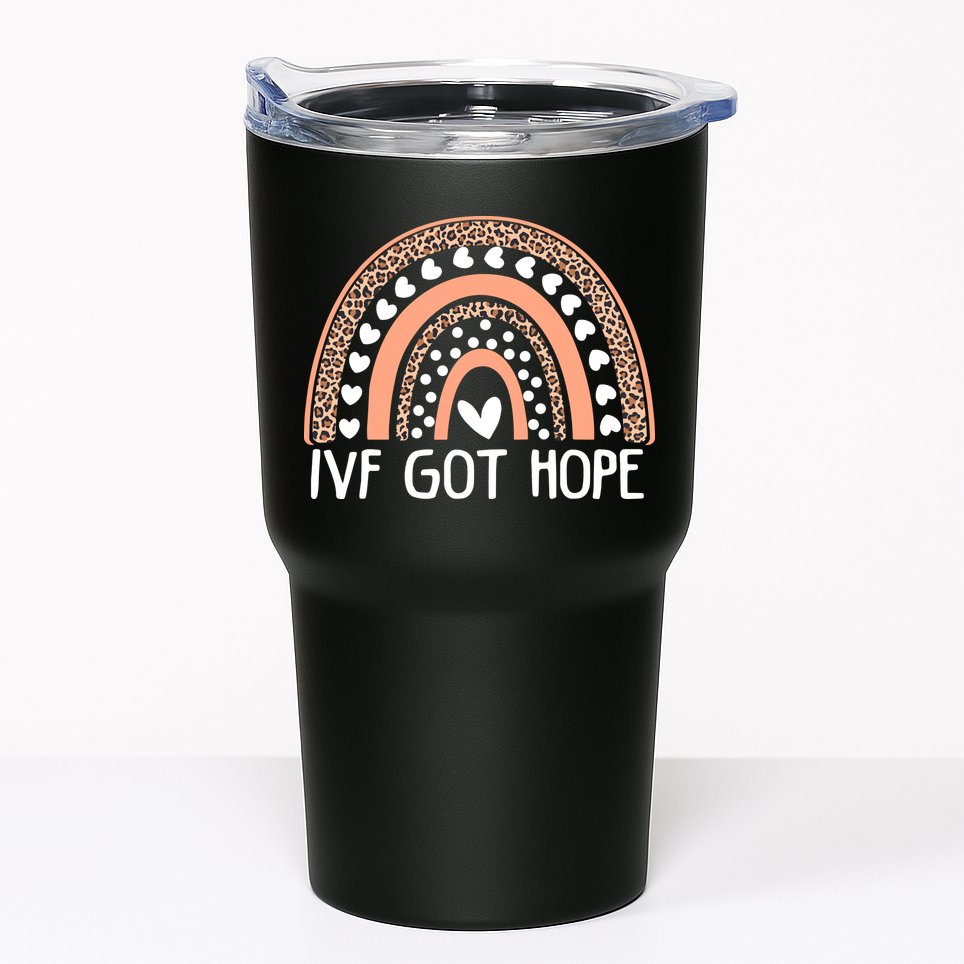 IVF Got Hope Inspiration Rainbow IVF Mom Fertility Surrogate Tumbler