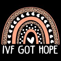 IVF Got Hope Inspiration Rainbow IVF Mom Fertility Surrogate Visor