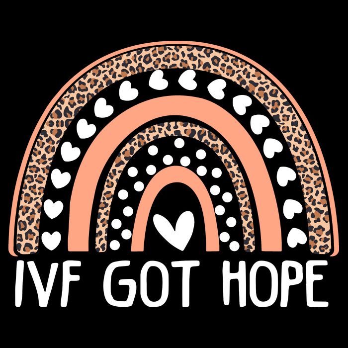 IVF Got Hope Inspiration Rainbow IVF Mom Fertility Surrogate Visor
