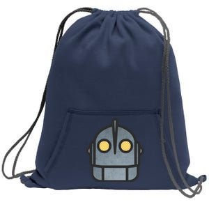 Iron Giant Head Active Sweatshirt Cinch Pack Bag