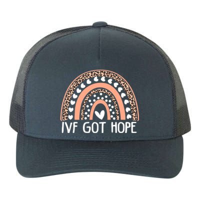 Ivf Got Hope Inspiration Rainbow Ivf Mom Fertility Surrogate Gift Yupoong Adult 5-Panel Trucker Hat