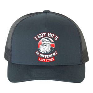 I Got Hos In Different Area Codes Christmas Gift Santa Yupoong Adult 5-Panel Trucker Hat