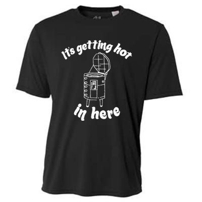 Its Getting Hot In Here Funny Kiln Ceramic Pun Art Teacher Cooling Performance Crew T-Shirt