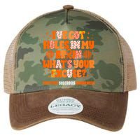 I've Got Holes In My Brain Multiple Sclerosis Awareness MS Legacy Tie Dye Trucker Hat