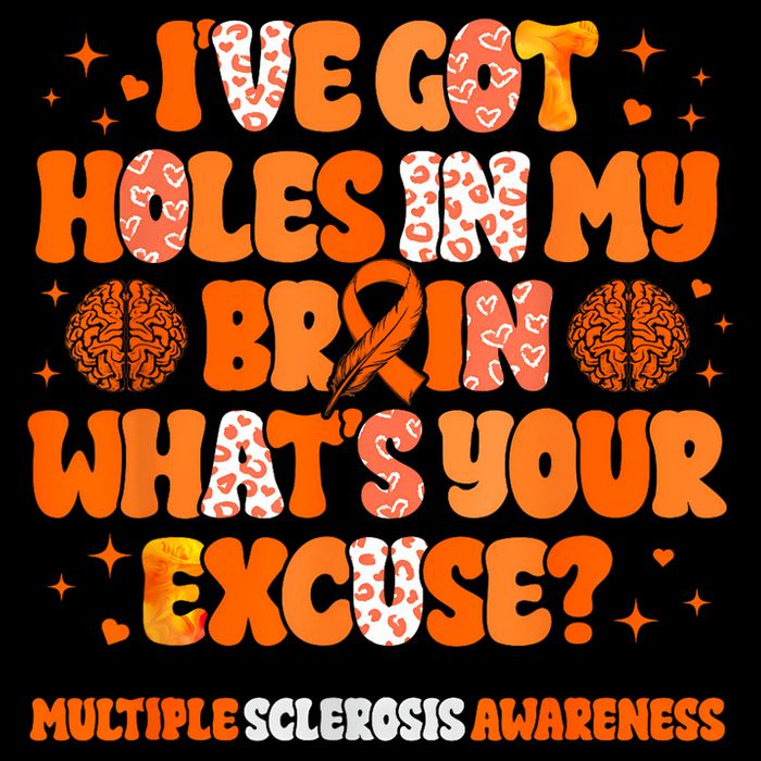 I've Got Holes In My Brain Multiple Sclerosis Awareness MS 16 in Basic Backpack