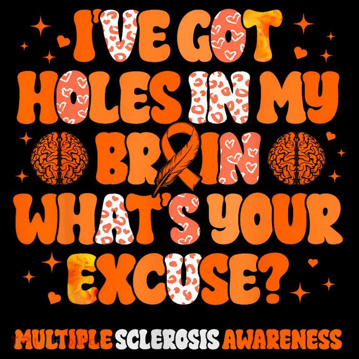 I've Got Holes In My Brain Multiple Sclerosis Awareness MS Sustainable Knit Beanie