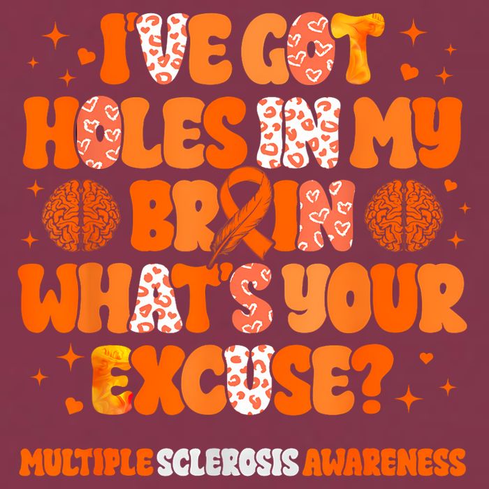 I've Got Holes In My Brain Multiple Sclerosis Awareness MS 16oz Travel Tumbler