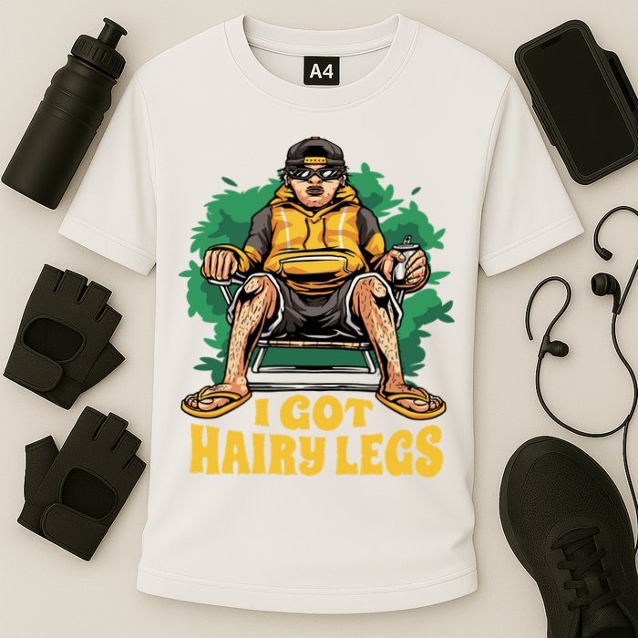 I Got Hairy Legs Cooling Performance Crew T-Shirt